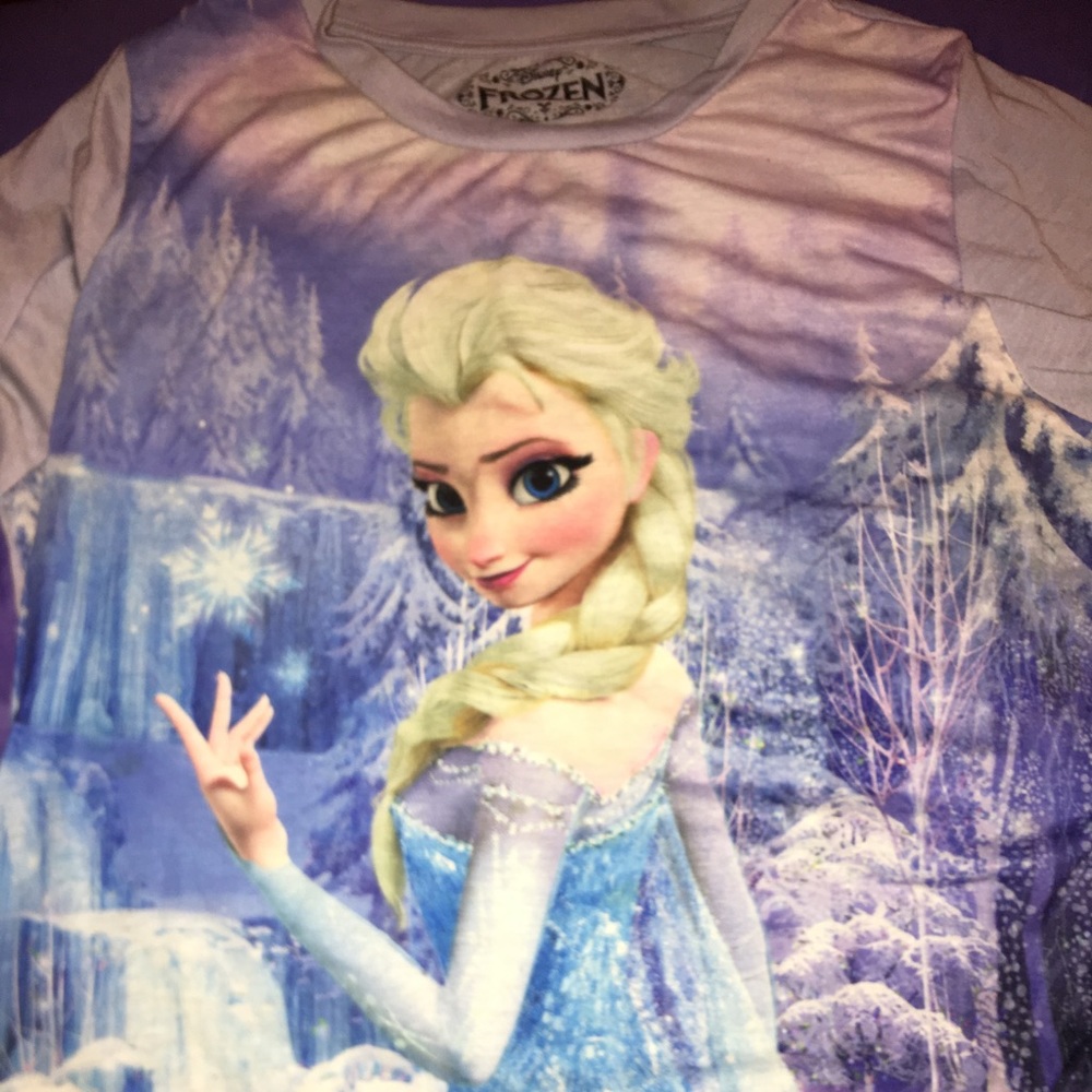 "Frozen" Elsa long sleeve shirt